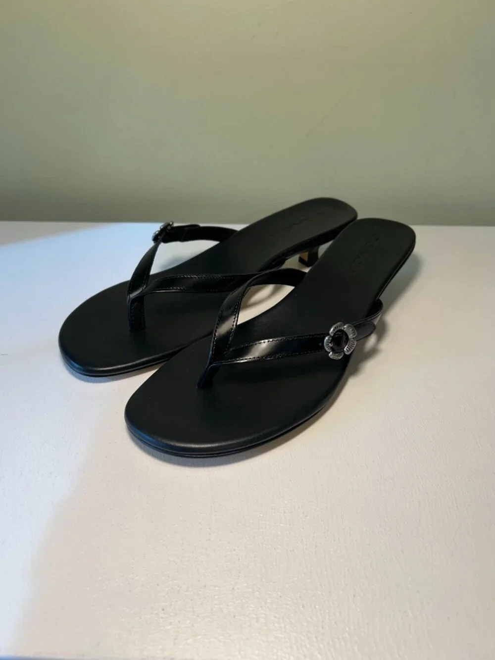 Coach Women's Tea Rose Kitten Heels